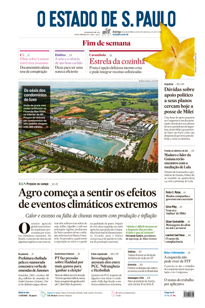 Estadão - Edição de 10 de Dezembro de 2023