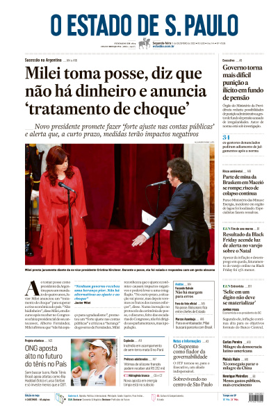Estadão - Edição de 11 de Dezembro de 2023