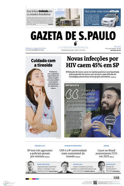 Gazeta de S. Paulo - Edição de 11 de Dezembro de 2023