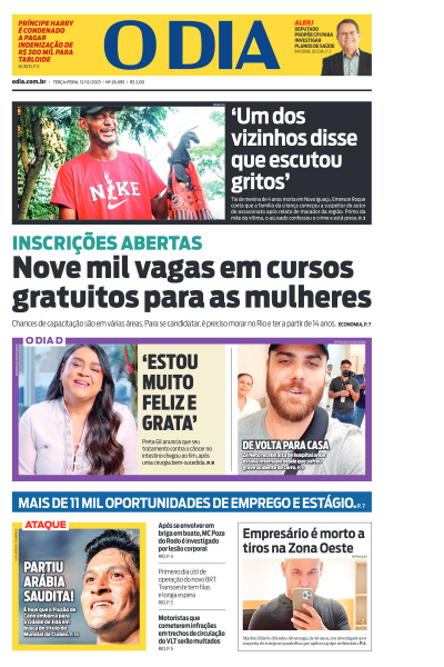 O DIA - Edição de 12 de Dezembro de 2023