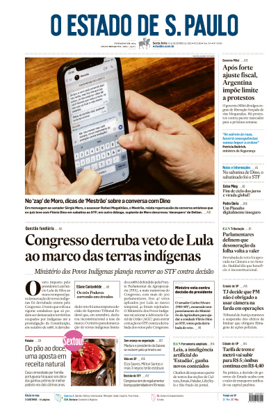 Estadão - Edição de 15 de Dezembro de 2023