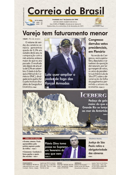 Correio do Brasil - Edição de 15 de Dezembro de 2023