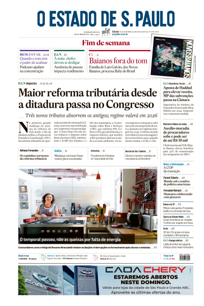 Estadão - Edição de 16 de Dezembro de 2023
