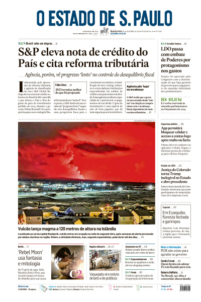 Estadão - Edição de 20 de Dezembro de 2023