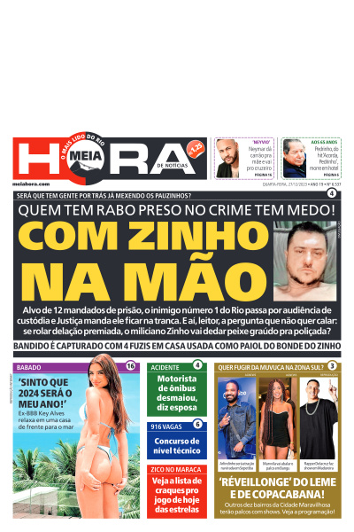 MEIA HORA - Edição de 27 de Dezembro de 2023