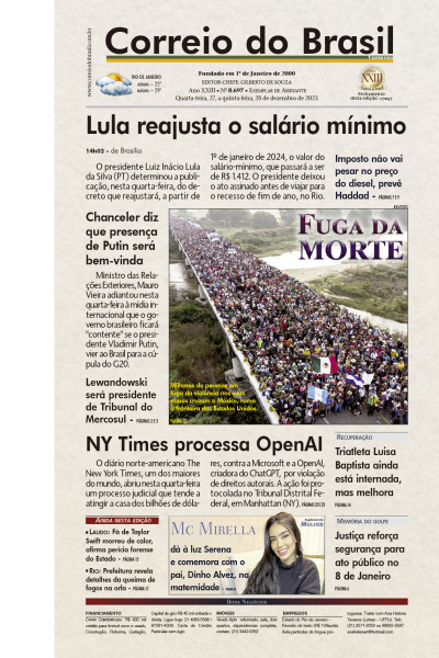 Correio do Brasil - Edição de 28 de Dezembro de 2023