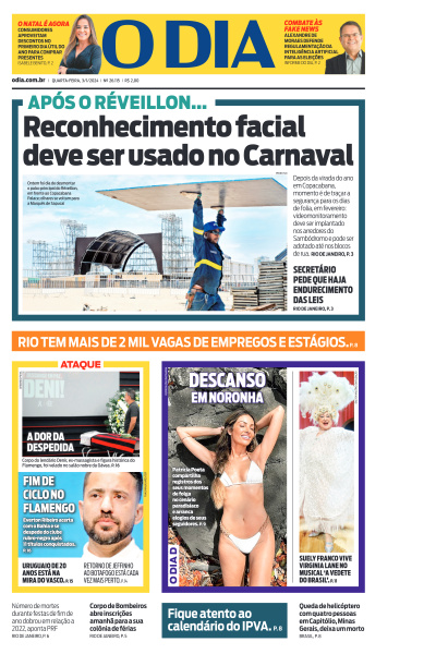 O DIA - Edição de 03 de Janeiro de 2024