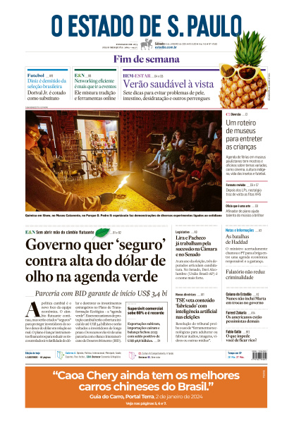 Estadão - Edição de 06 de Janeiro de 2024