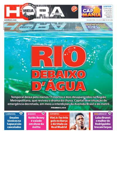 MEIA HORA - Edição de 15 de Janeiro de 2024