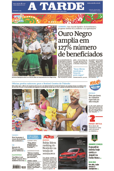 A TARDE - Edição de 17 de janeiro de 2024