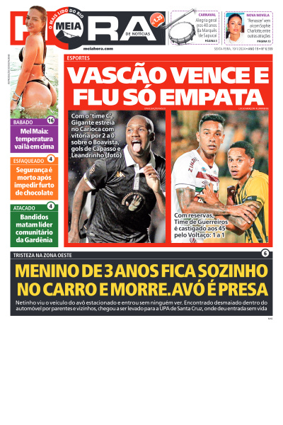 MEIA HORA - Edição de 19 de Janeiro de 2024