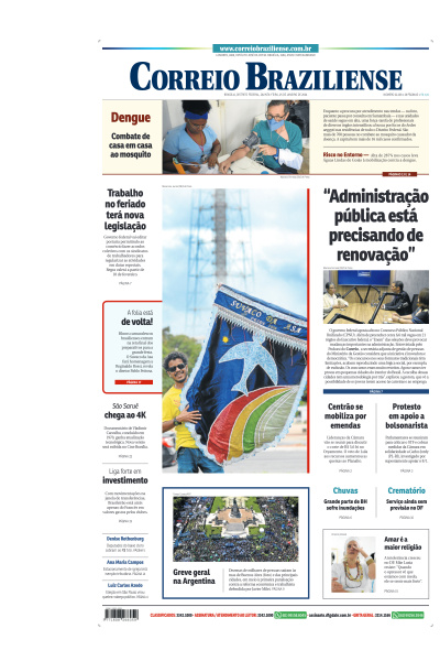 Correio Braziliense - Edição de 25 de Janeiro de 2024