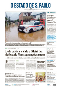 Estadão - Edição de 26 de Janeiro de 2024