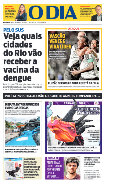 O DIA - Edição de 26 de Janeiro de 2024