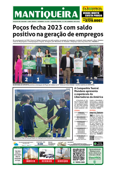 Mantiqueira - Edição de 31 de Janeiro de 2024 