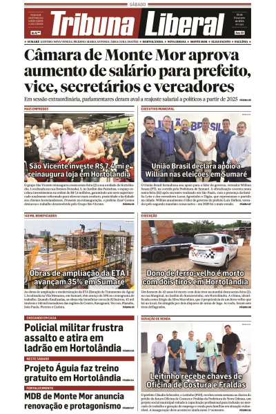 Tribuna LiberaI - Edição de 03 de Fevereiro de 2024