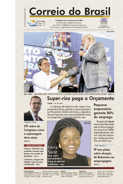 Correio do Brasil - Edição de 04 de Fevereiro de 2024