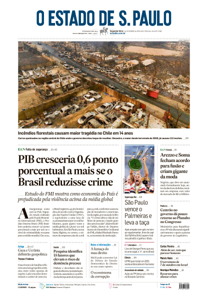 Estadão - Edição de 05 de Fevereiro de 2024