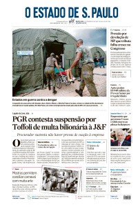 Estadão - Edição de 07 de Fevereiro de 2024