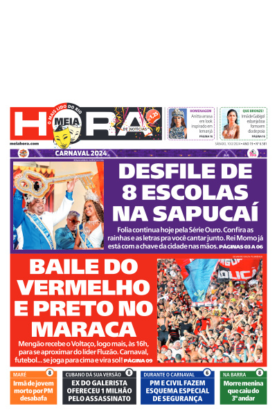 MEIA HORA - Edição de 10 de Fevereiro de 2024