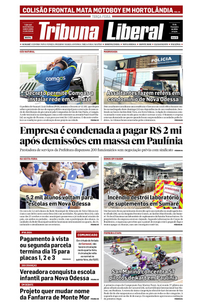 Tribuna LiberaI - Edição de 13 de Fevereiro de 2024