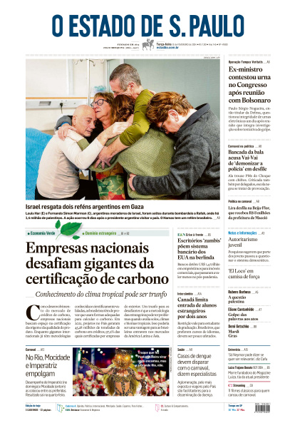 Estadão - Edição de 13 de Fevereiro de 2024
