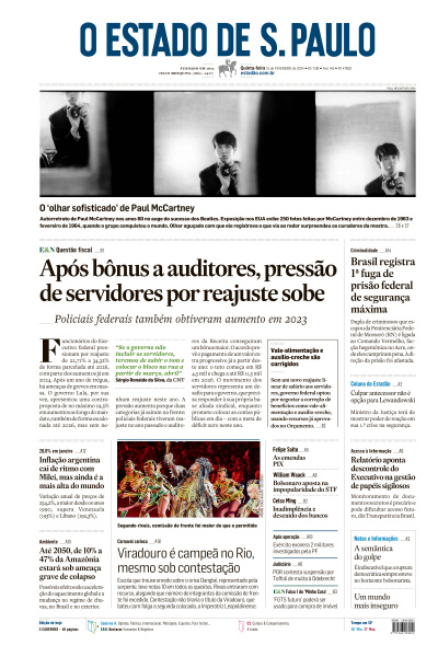 Estadão - Edição de 15 de Fevereiro de 2024