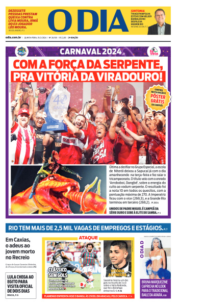 O DIA - Edição de 15 de Fevereiro de 2024