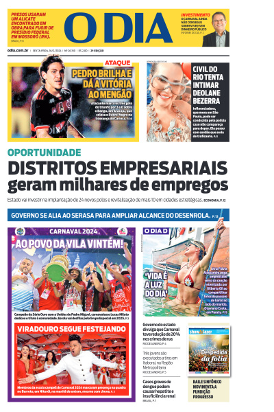O DIA - Edição de 16 de Fevereiro de 2024
