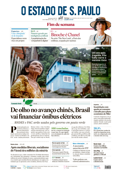 Estadão - Edição de 18 de Fevereiro de 2024
