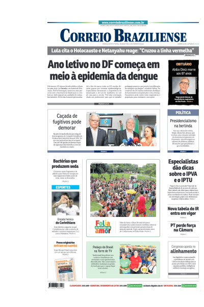 Correio Braziliense - Edição de 19 de Fevereiro de 2024