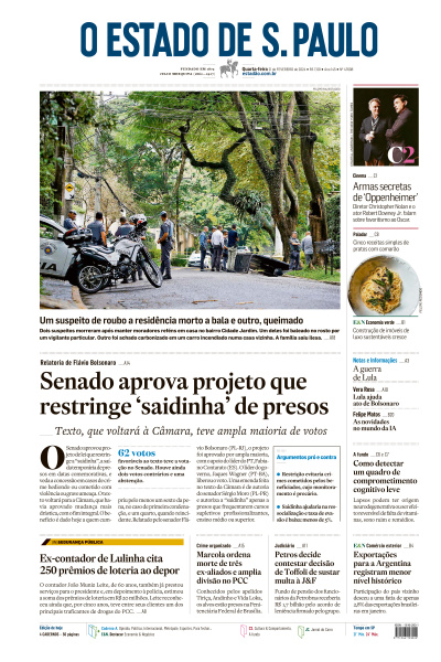 Estadão - Edição de 21 de Fevereiro de 2024