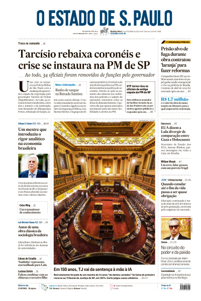 Estadão - Edição de 22 de Fevereiro de 2024