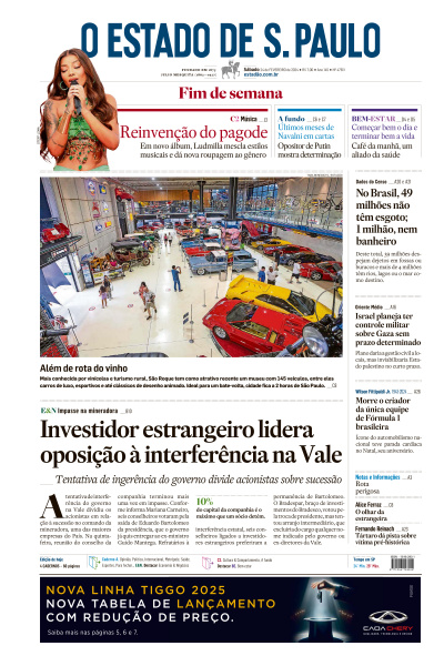 Estadão - Edição de 24 de Fevereiro de 2024