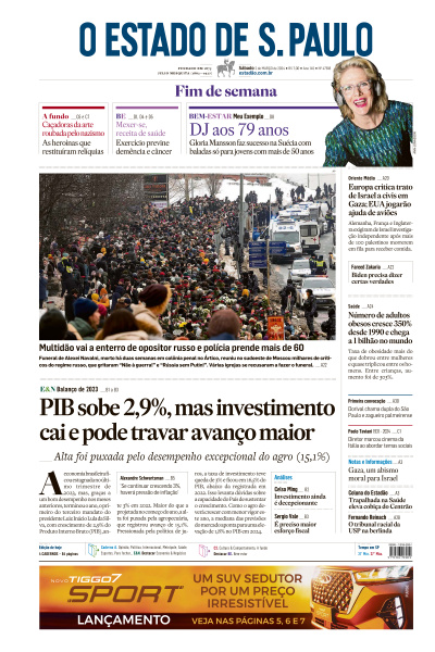 Estadão - Edição de 02 de Março de 2024