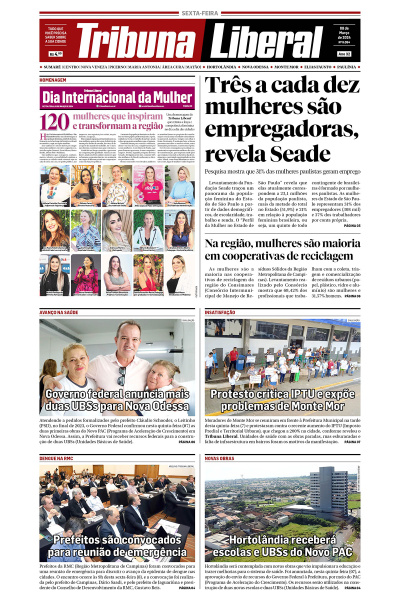 Tribuna Liberal - Edição de 08 de Março de 2024