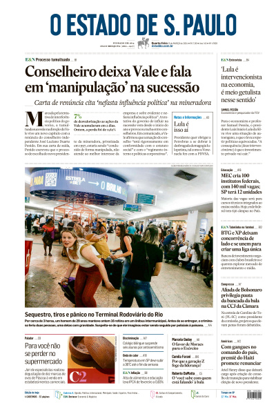 Estadão - Edição de 13 de Março de 2024