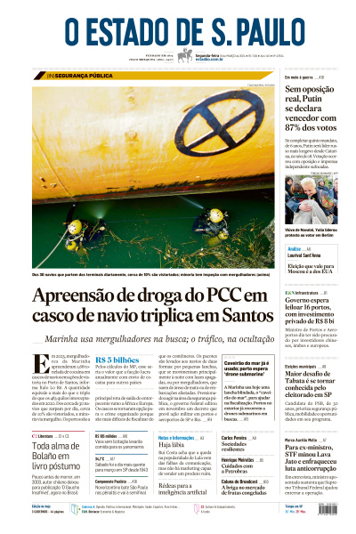 Estadão - Edição de 18 de Março de 2024