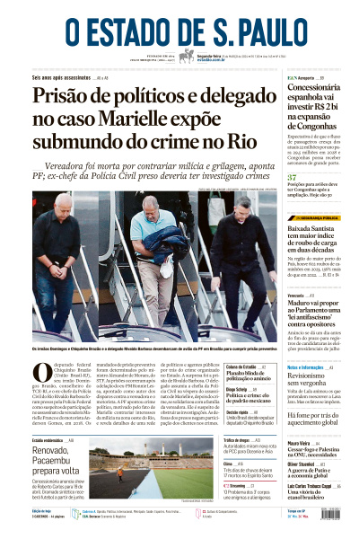 Estadão - Edição de 25 de Março de 2024