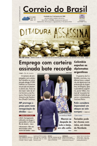 Correio do Brasil - Edição de 01 de Abril de 2024