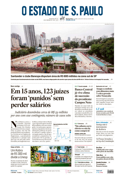Estadão - Edição de 03 de Abril de 2024