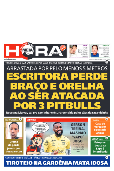 MEIA HORA - Edição de 06 de Abril de 2024