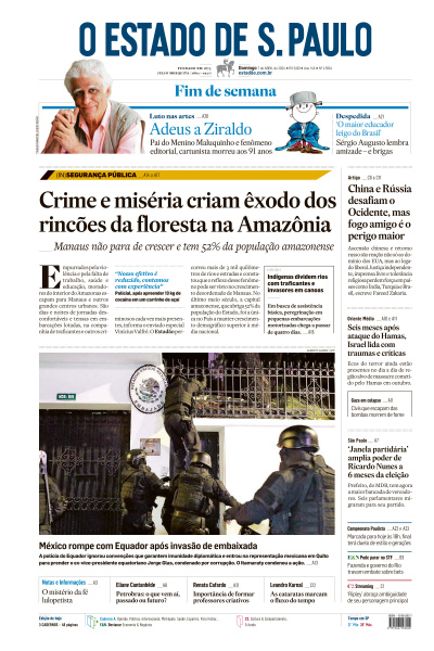 Estadão - Edição de 07 de Abril de 2024