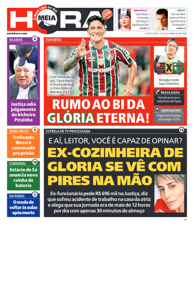 MEIA HORA - Edição de 10 de Abril de 2024