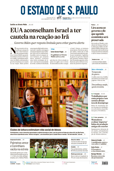Estadão - Edição de 15 de Abril de 2024