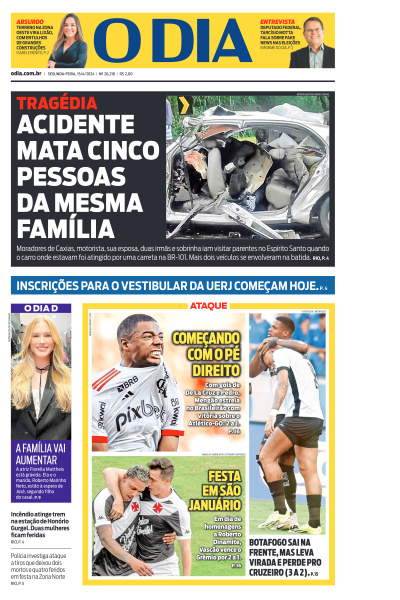 O DIA - Edição de 15 de Abril de 2024