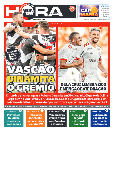 MEIA HORA - Edição de 15 de Abril de 2024