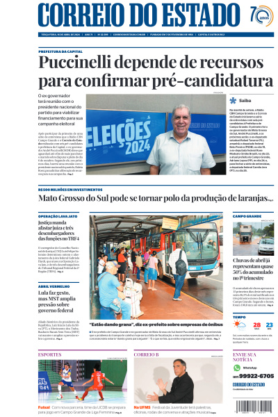 Correio do Estado - Edição de 16 de Abril de 2024