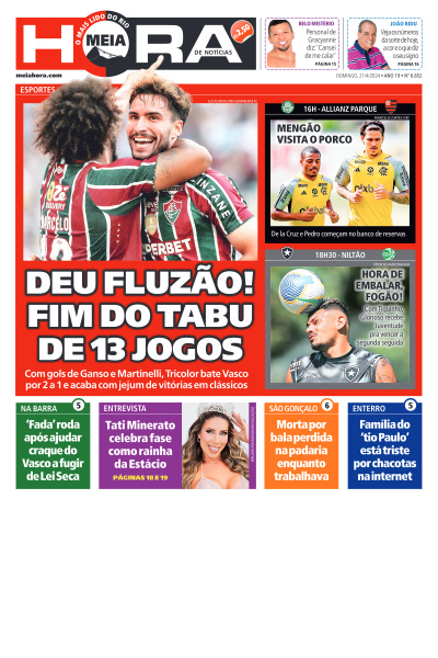 MEIA HORA - Edição de 21 de Abril de 2024