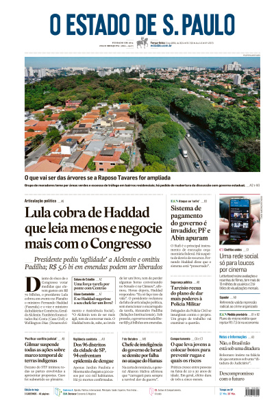 Estadão - Edição de 23 de Abril de 2024